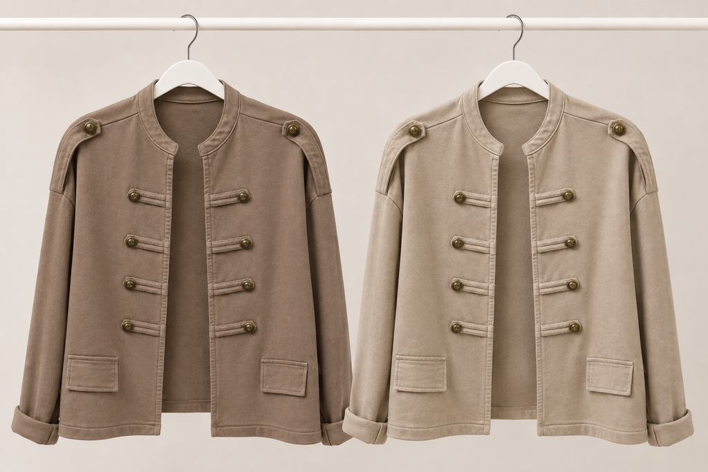 Military Jacke mit Zierknöpfen