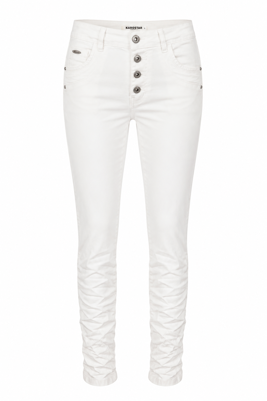 Weiße Jeanshose