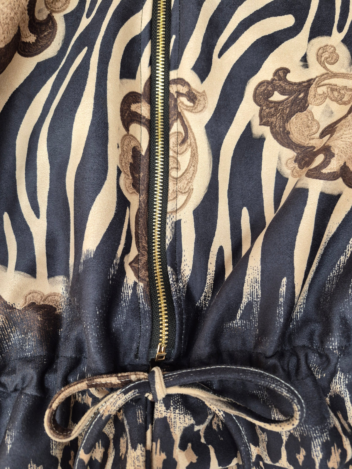 "Savana" – Animal-Print Bomberjacke